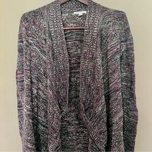 AMERICAN‎ EAGLE OUTFITTERS Women’s Long Open Cardigan Size XS Sharkbite Hem Cozy